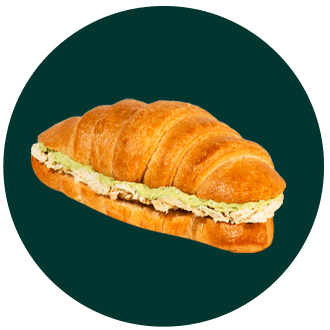 Imagen referencial de Avocado Chicken Croissant