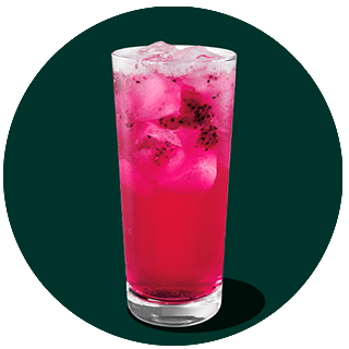 Imagen referencial de Mango Dragonfruit Starbucks Refreshers® Beverage