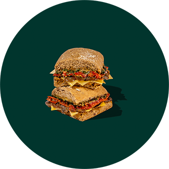 Imagen referencial de Sándwich Vegetariano